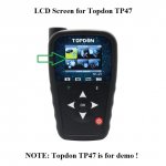 LCD Screen Display Replacement for TOPDON TP47 TPMS Tool
